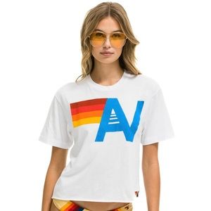 Brand new with tags, Aviator Nation logo boyfriend tee, M